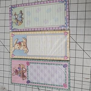 2004 Havoc 60 pg Note Pads, Easter Spring Bunnies and Lamb, Easter Basket Filler